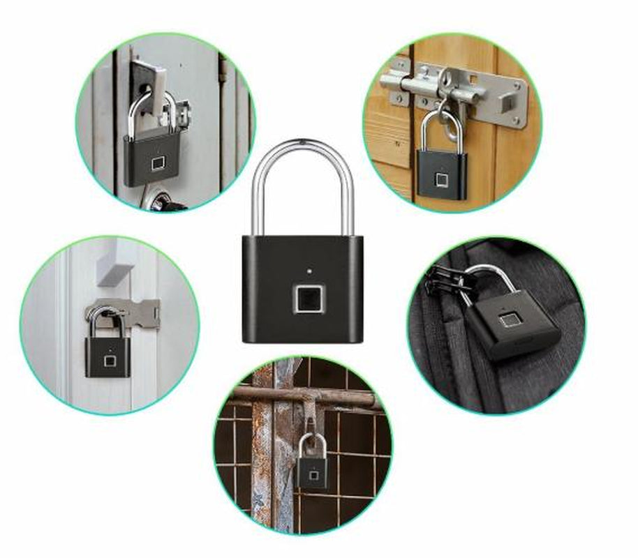 Smart Fingerprint Padlock - Keyless Security for Home & Travel